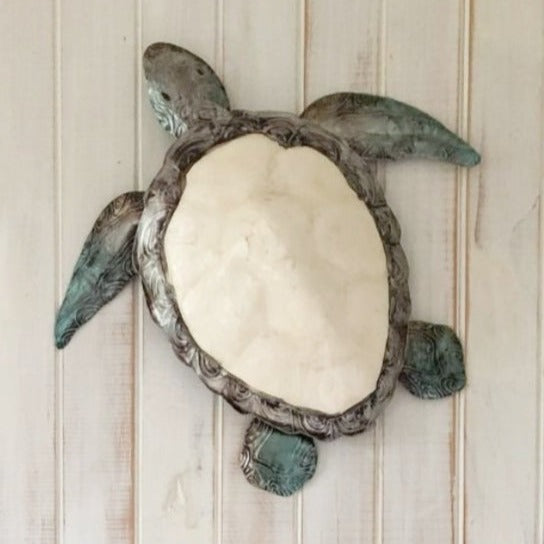 Wall Art White Elegance Sea Turtle