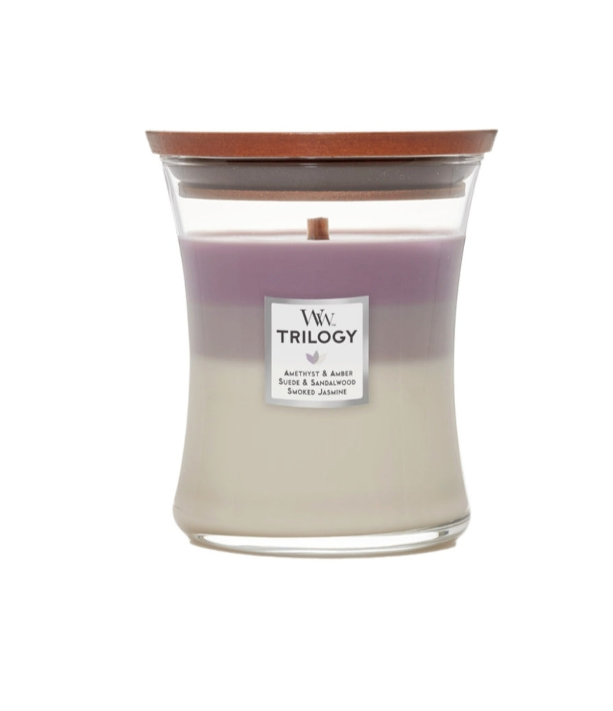 WOODWICK CANDLE  - AMETHYST SKY TRILOGY