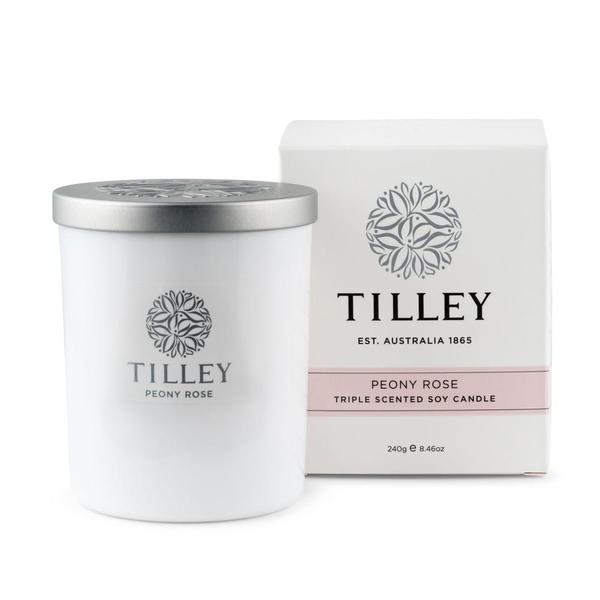 Tilley Peony Rose Soy Candle